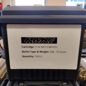 PMC 556X 5.56x45mm NATO - 55 Grain | FMJ-BT | 300/Ct Can